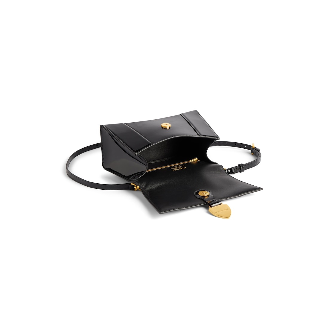 Women's Balenciaga | Automobili Lamborghini Hourglass Handbag Small  in Black - 5