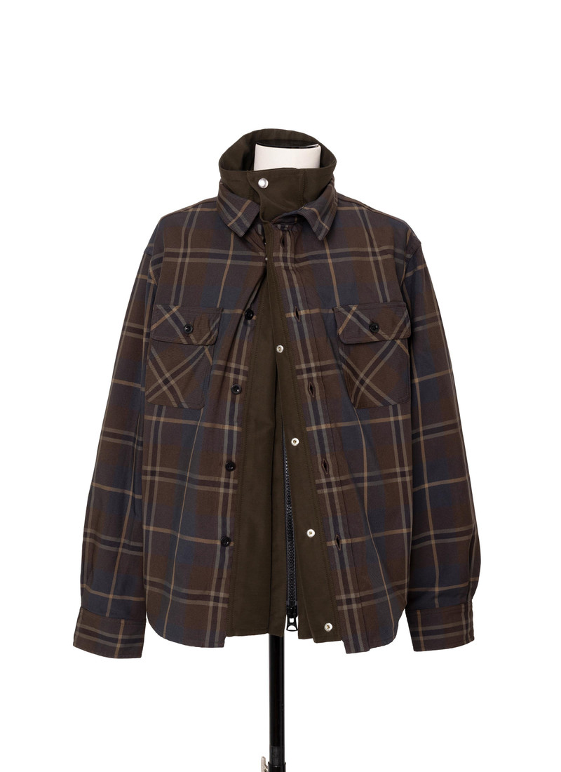 sacai Plaid Shirt outlook