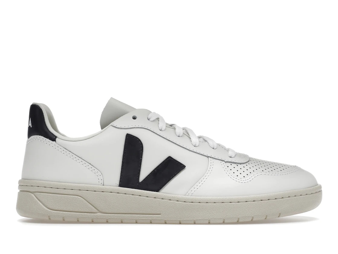 Veja V-10 Leather White Black - 1