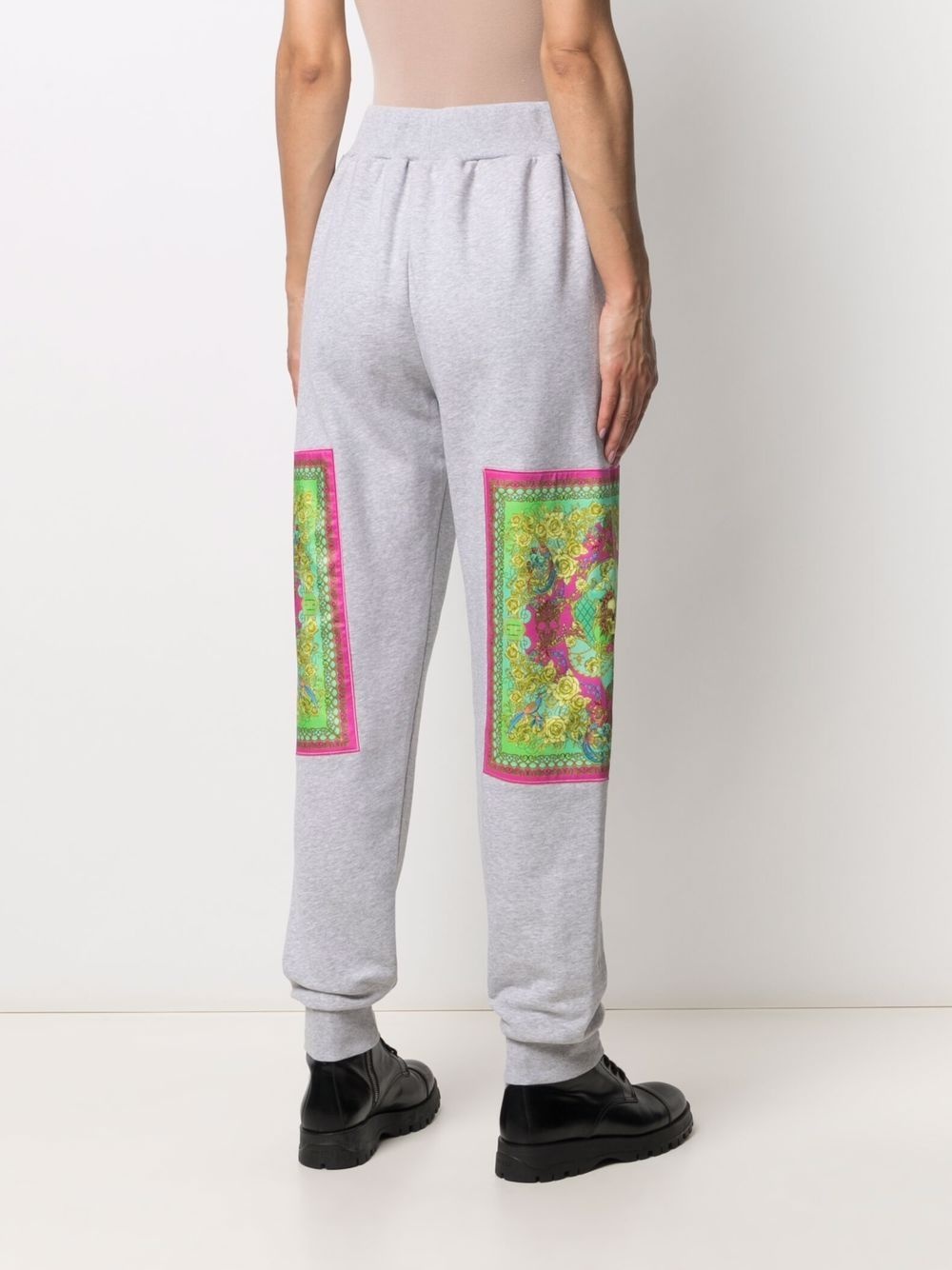 New Baroque print sweatpants - 4