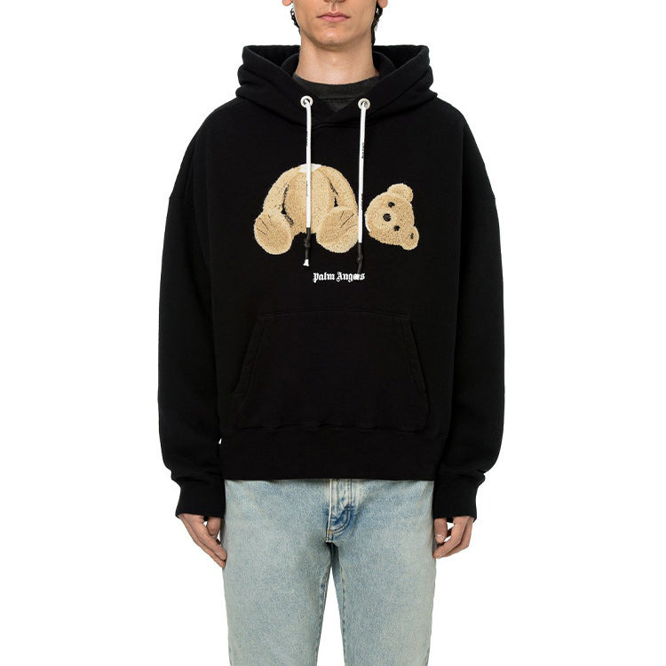 Palm Angels Kill The Bear Popover Hoodie 'Black' PMBB058F21FLE0071060 - 3