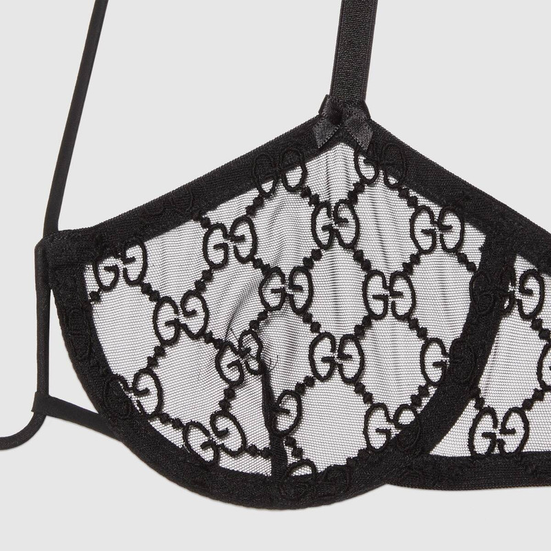 GG tulle lingerie set 4