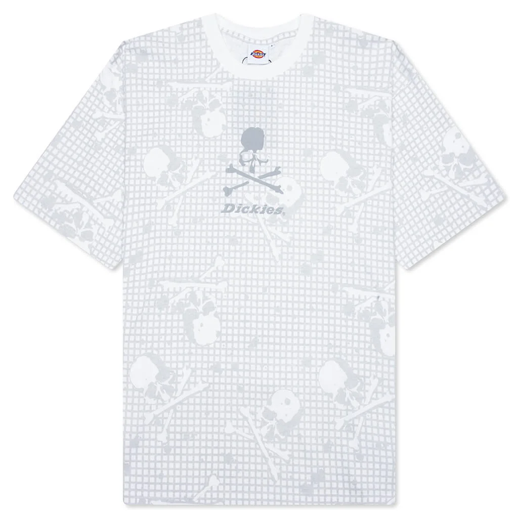 DICKIES X MASTERMIND JAPAN NIGHT CAMO S/S TEE - WHITE - 1