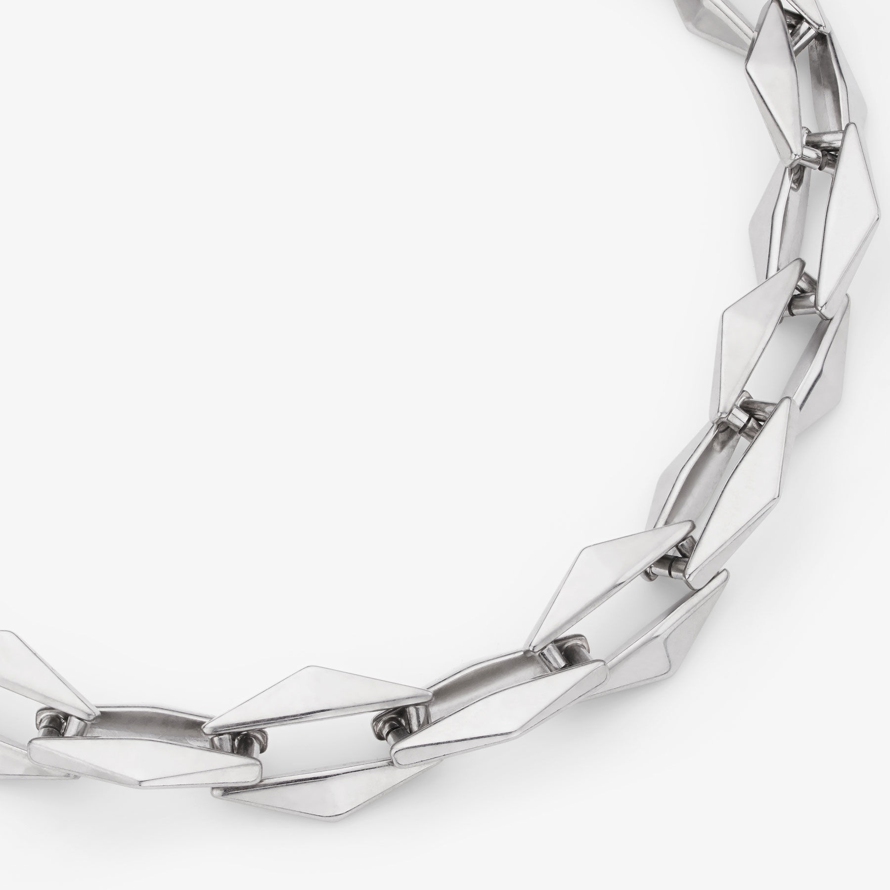 【JIMMY CHOO】DIAMOND CHAIN' NECKLACE Gold-Finish Diamond Chain Necklace | Diamond | Jewellery