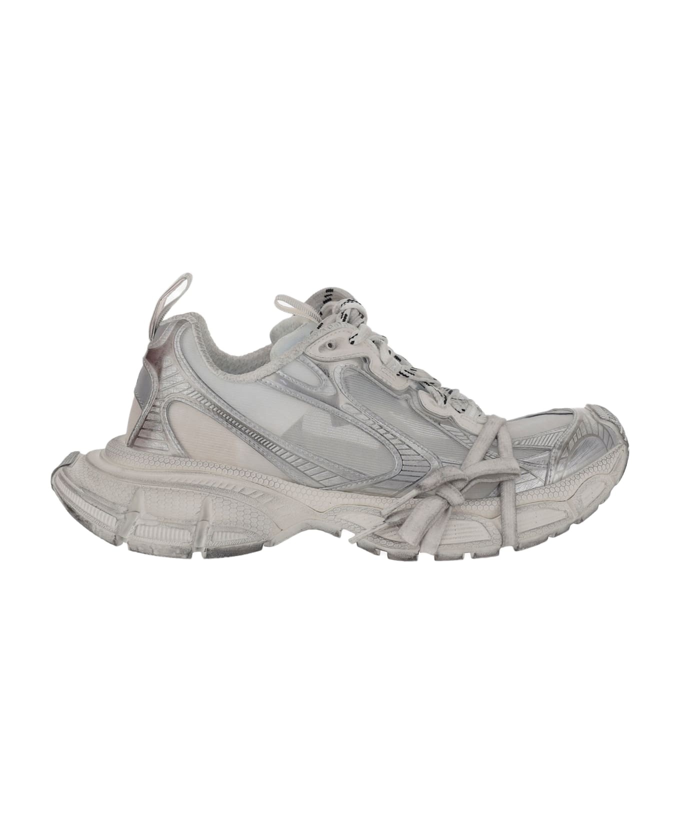 Multicolor Synthetic Leather And Mesh 3xl Summer Mesh Sneakers - 1