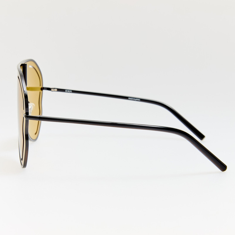 Kika Gardenia Sunglasses in Yellow and Black 4