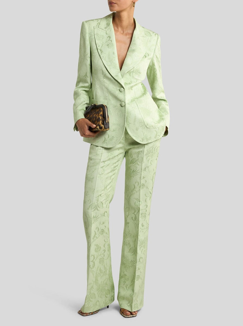 Etro SINGLE-BREASTED JACQUARD JACKET WITH FLORAL MOTIF outlook