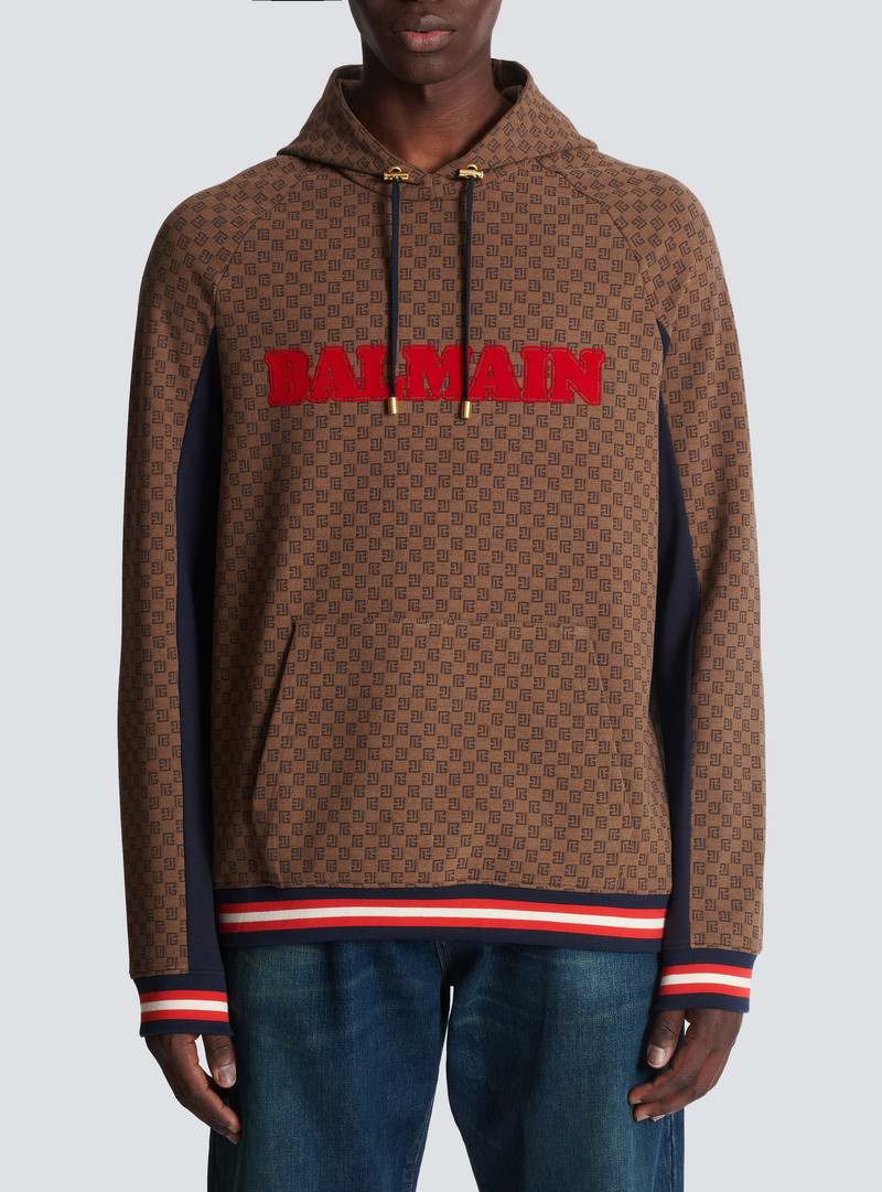 Mini monogram jacquard hoodie 5