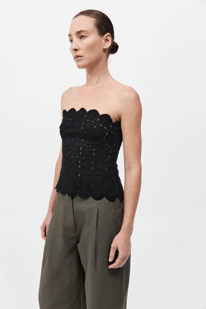Doily Top - Black - 4