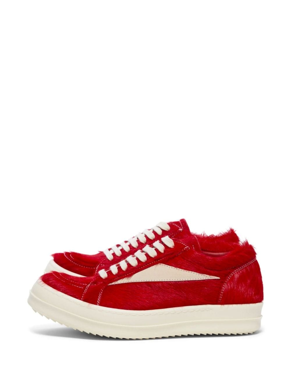 Vintage lace-up leather sneakers - 4