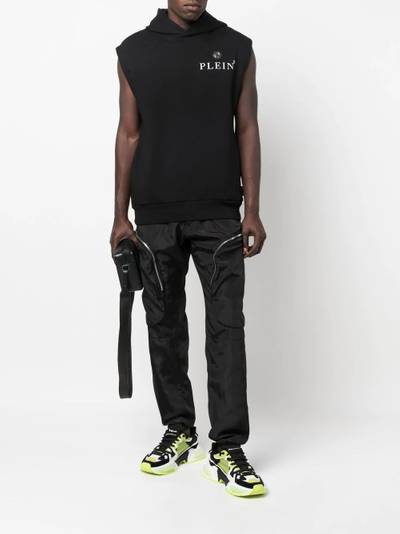 PHILIPP PLEIN tapered zip-pocket trousers outlook