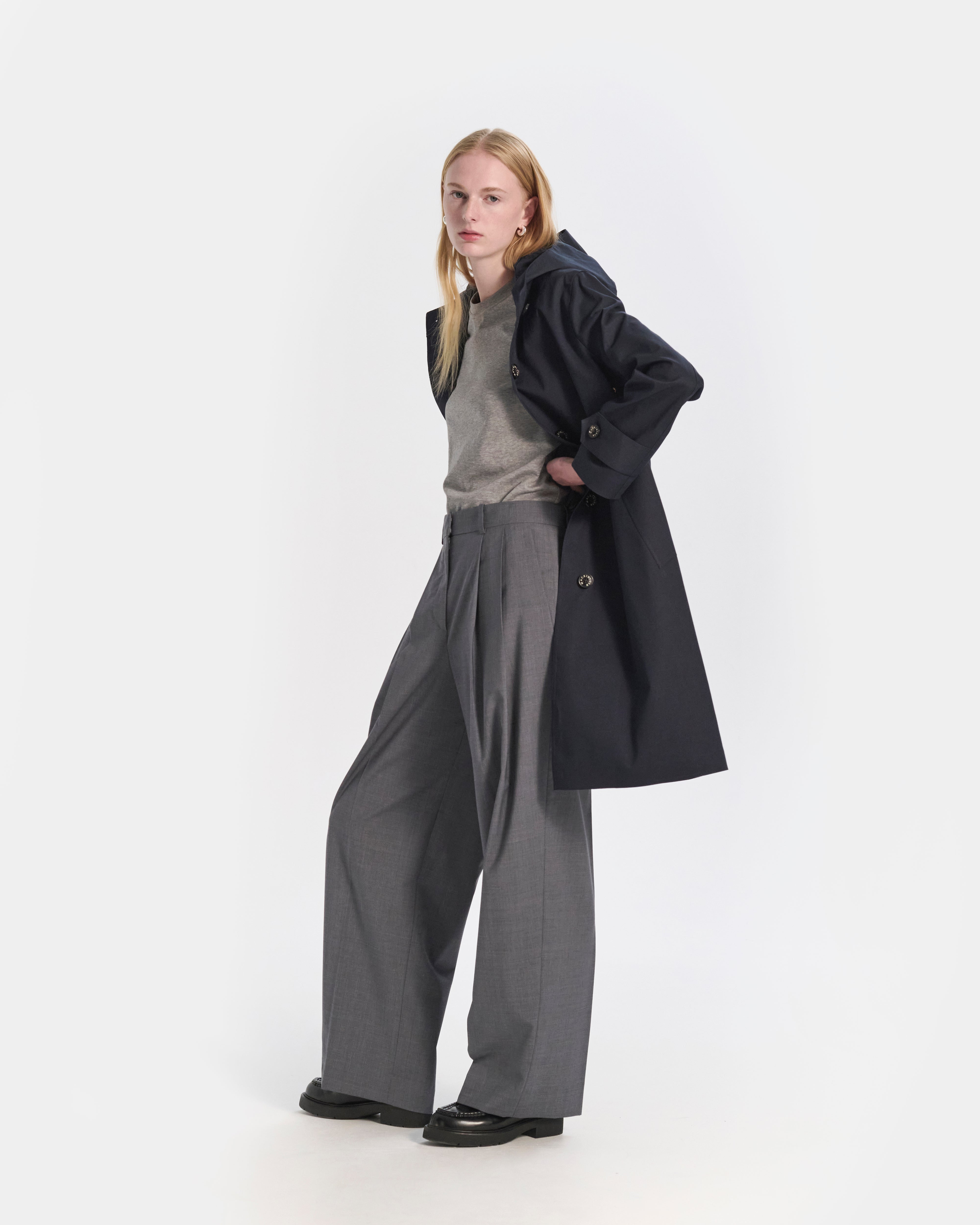 Watten Rubberised Hooded 3/4 Length Coat - 2