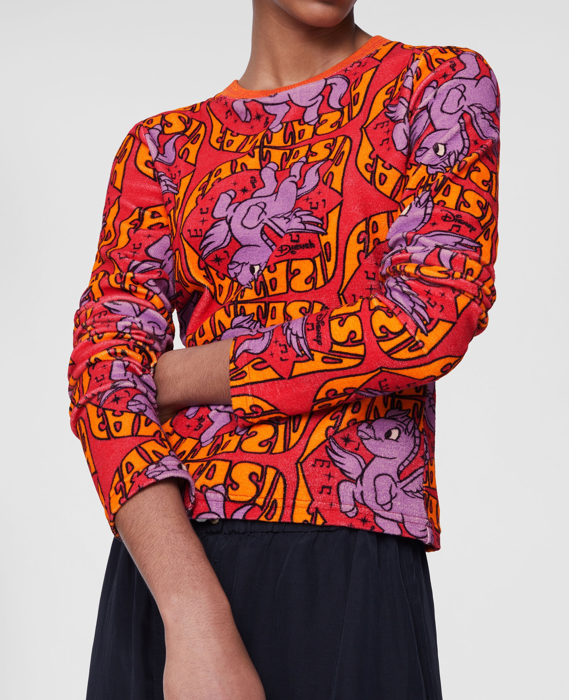 Stella McCartney Fantasia Pegasus Print Cotton T-Shirt