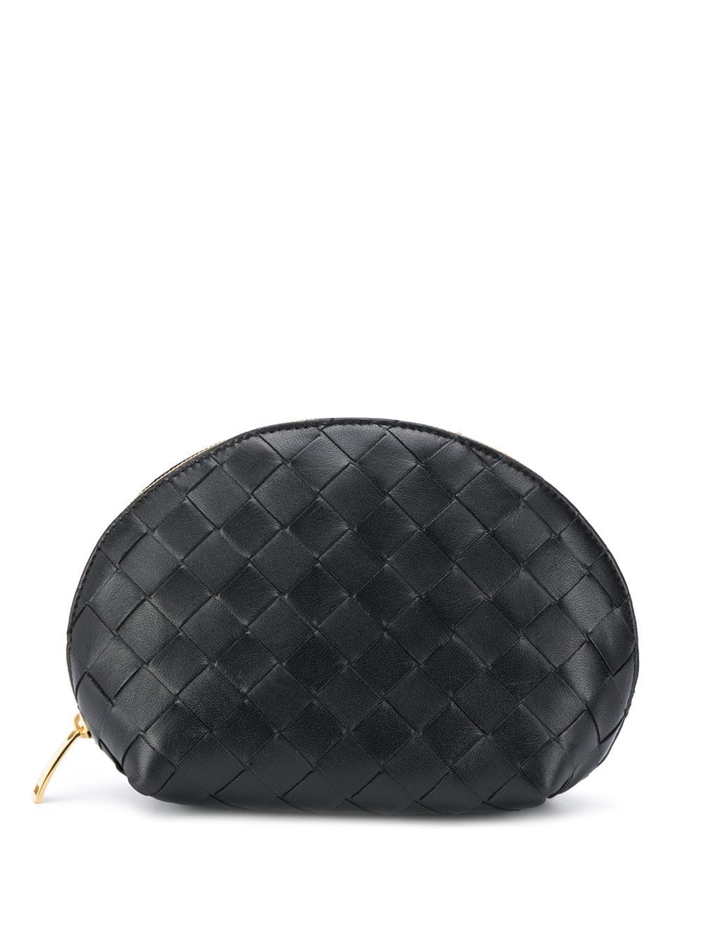 Intrecciato weave make-up bag - 1