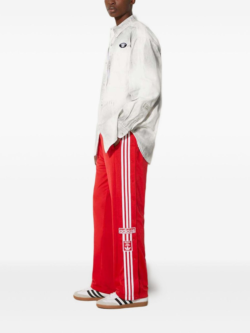 adidas three-stripe side-button trousers outlook