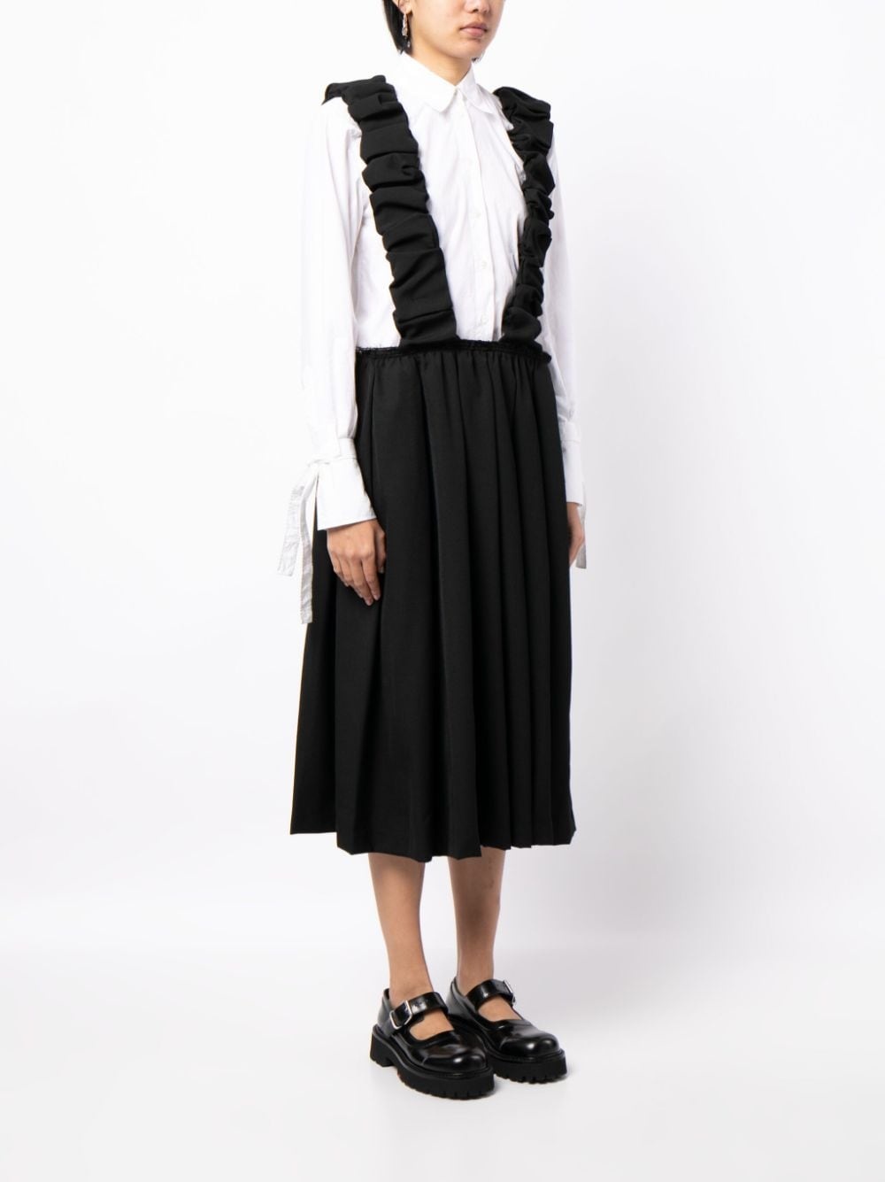 dungarees-style midi dress - 3