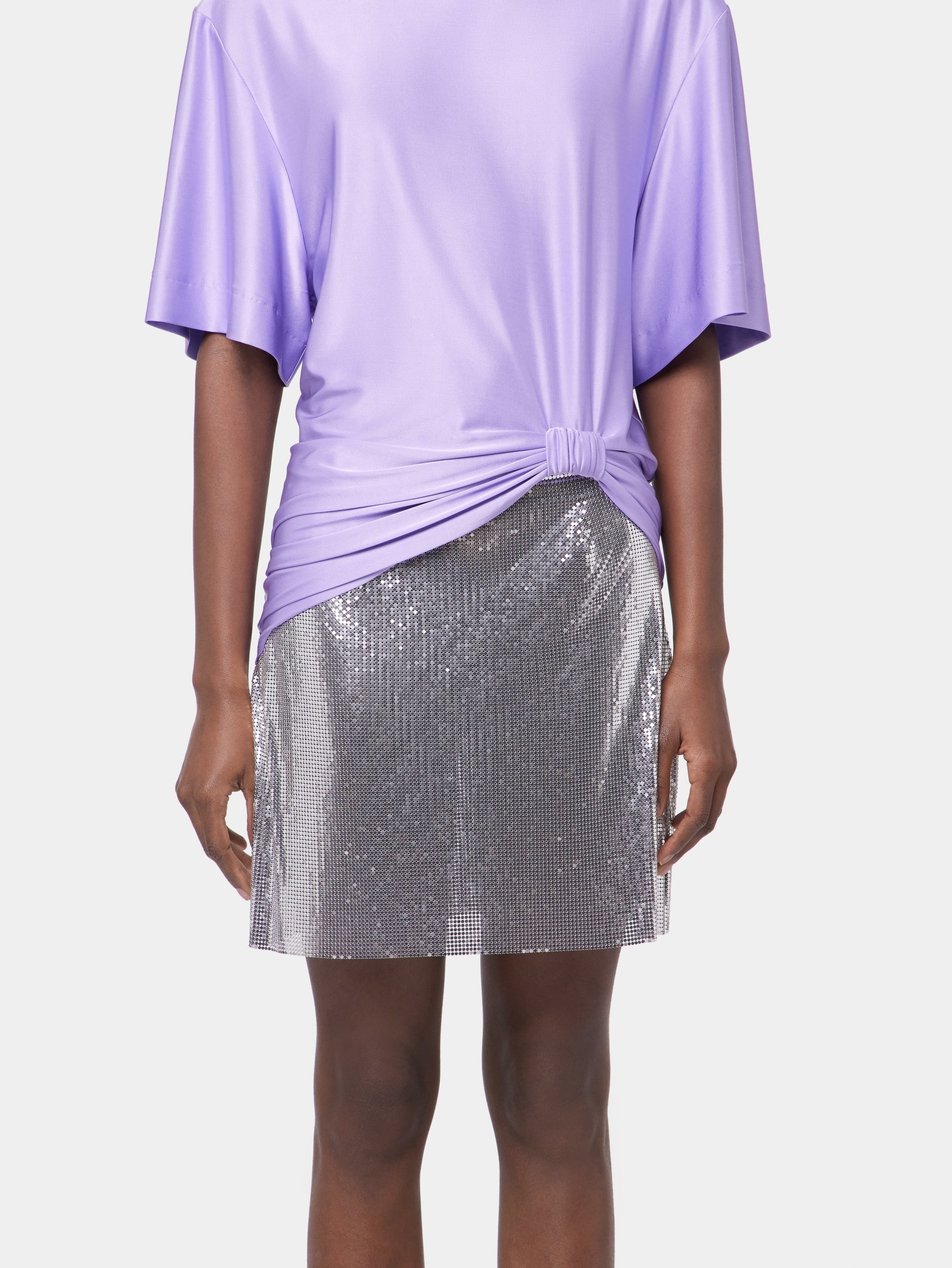 LAVENDER TEE-SHIRT IN JERSEY - 5
