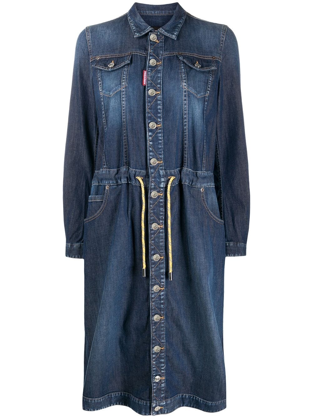 denim shirt dress - 1