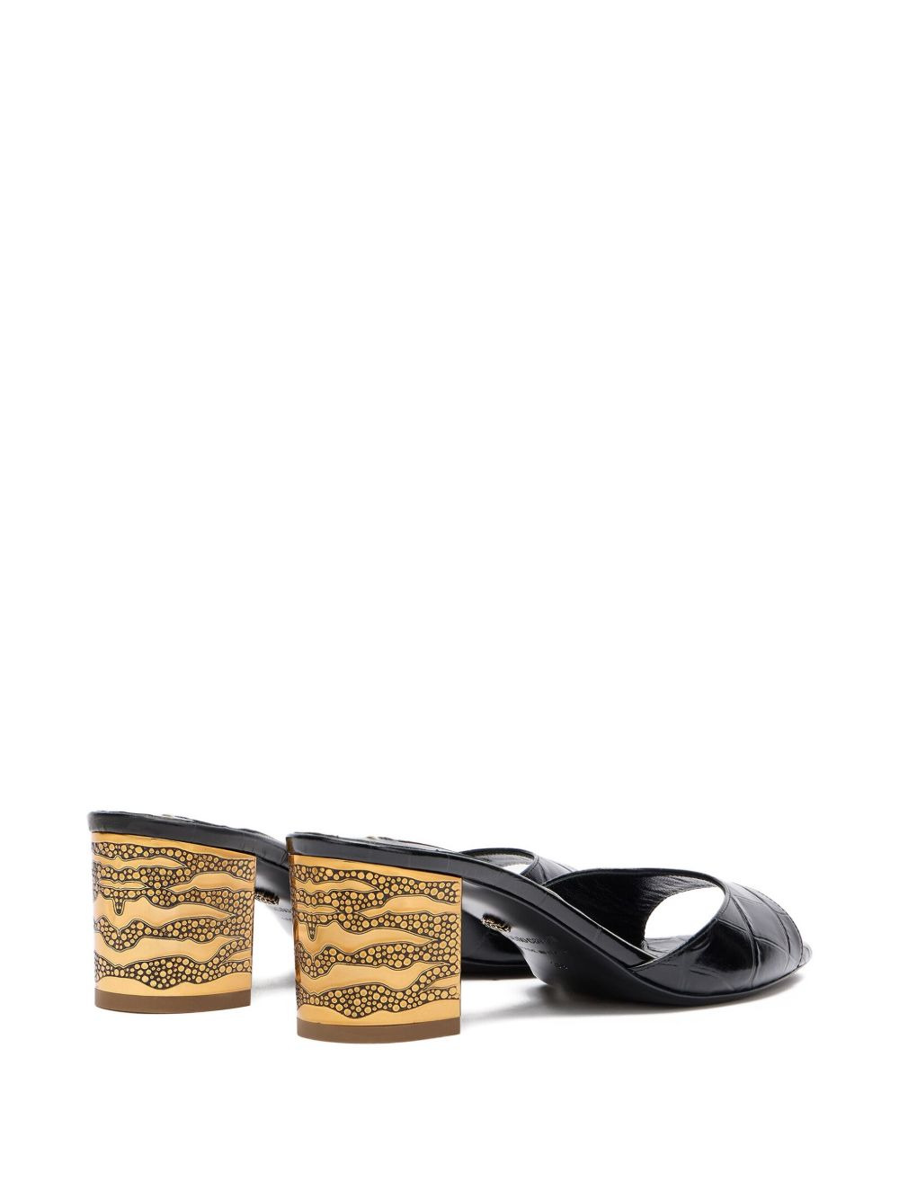 crocodile-effect mules - 4