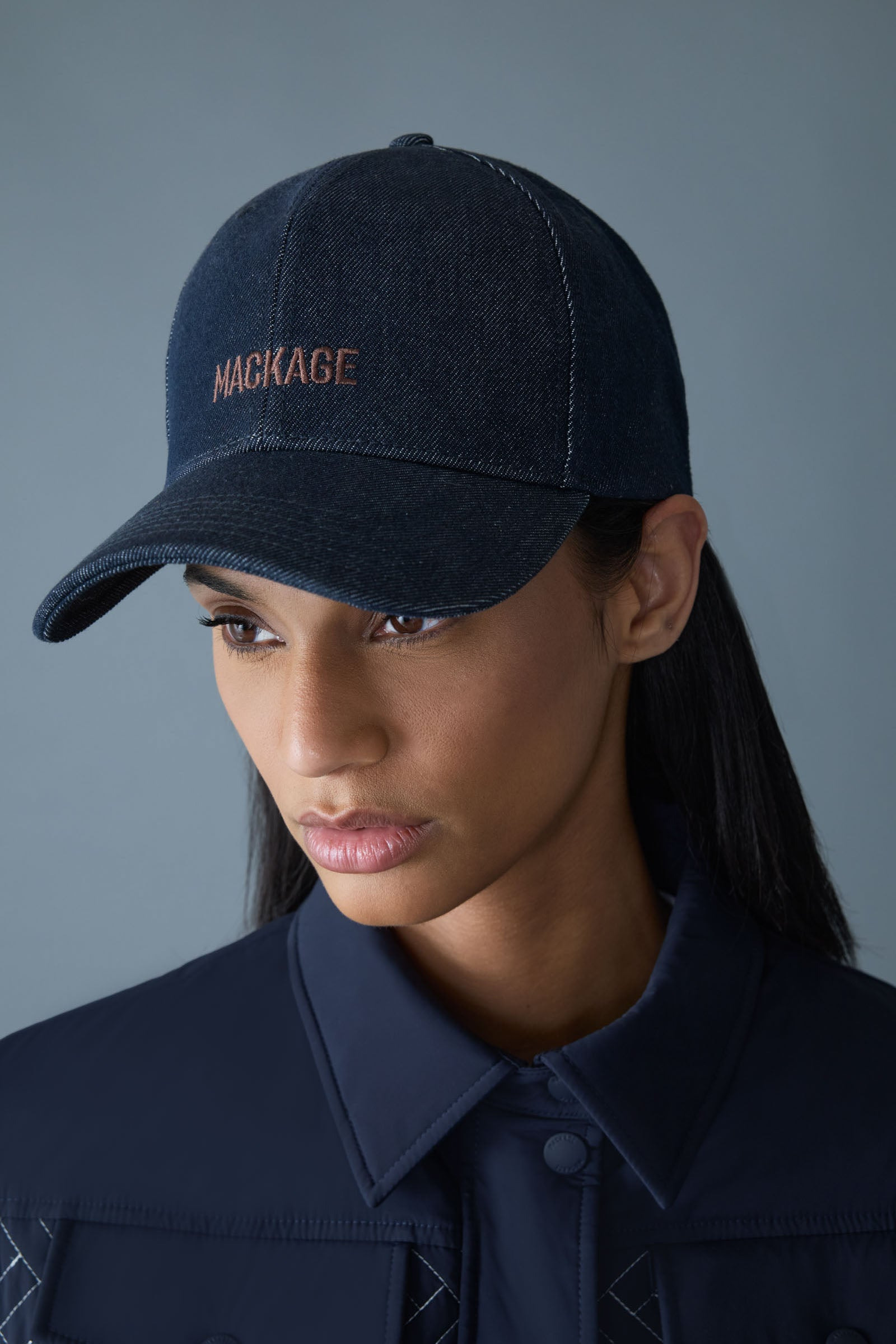 Denim Logo Baseball Cap - 2