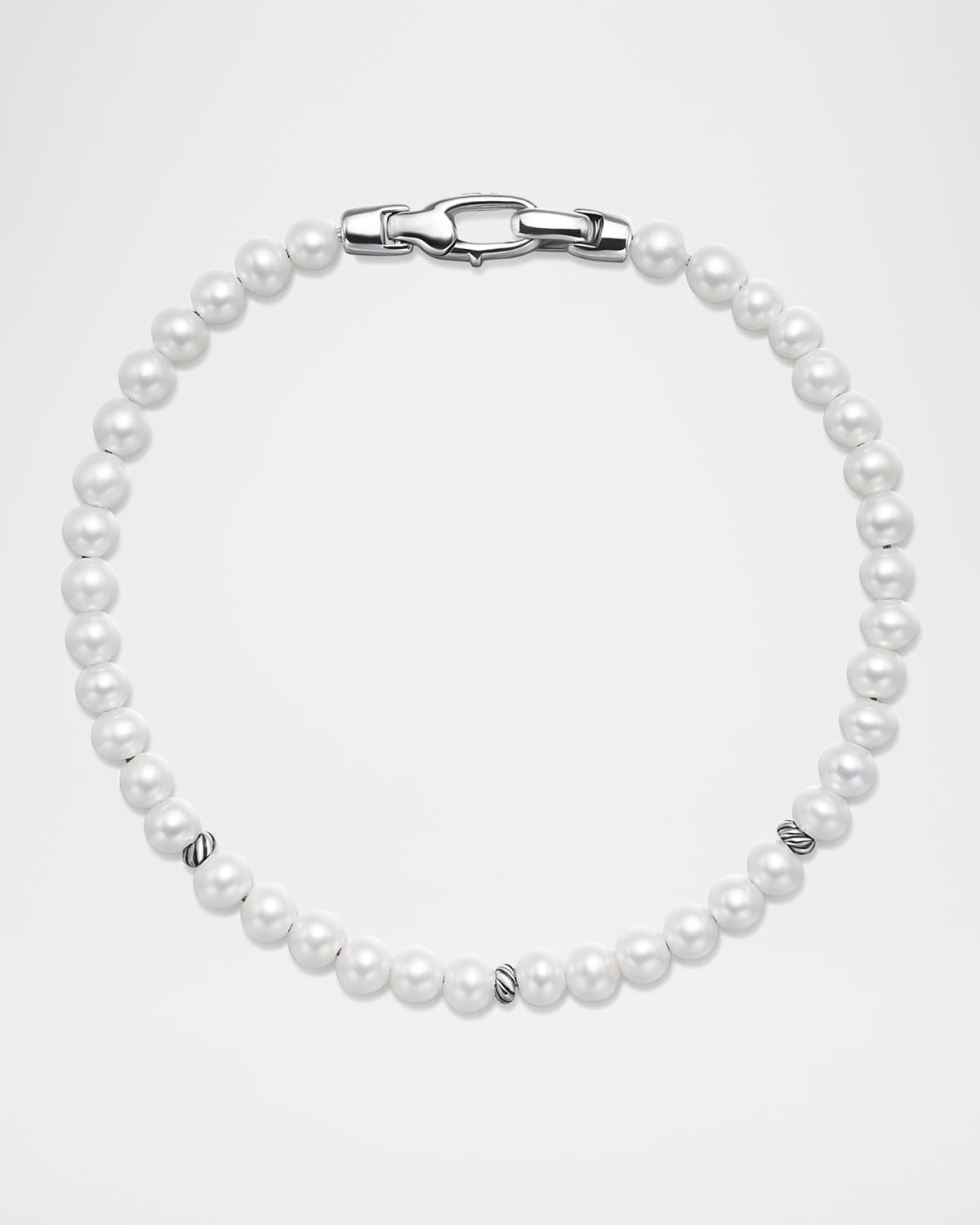 4mm Bijoux Spiritual Beads Bracelet with Silver - 5