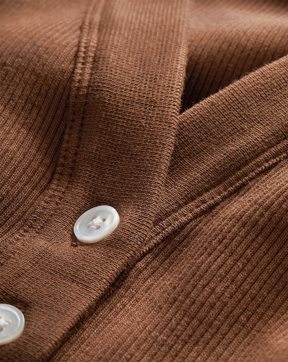 DEKALB RIBBED HENLEY T-SHIRT - 4