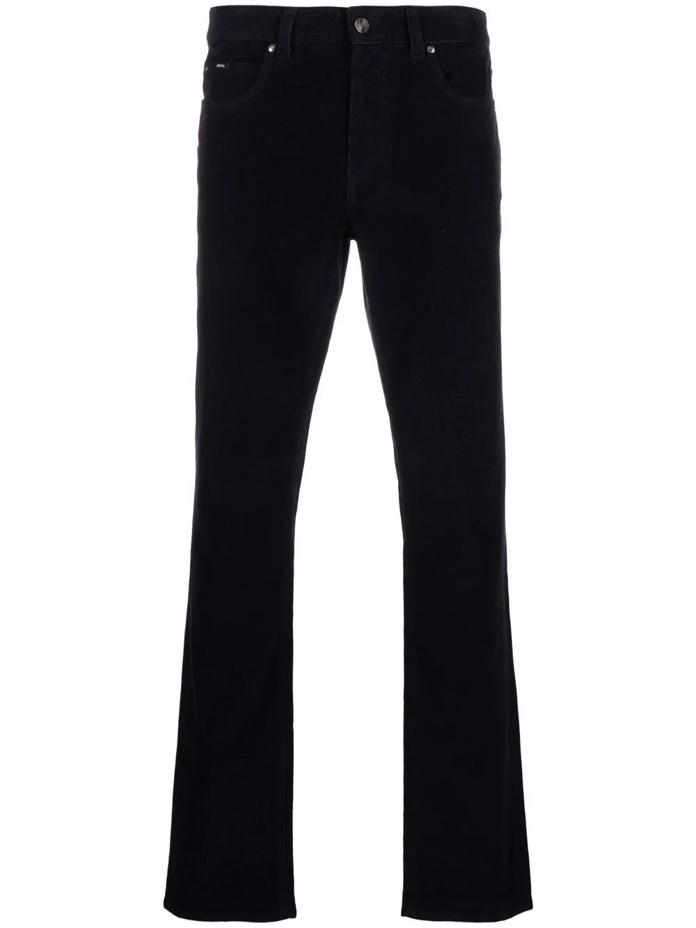 low-rise slim-fit trousers - 1