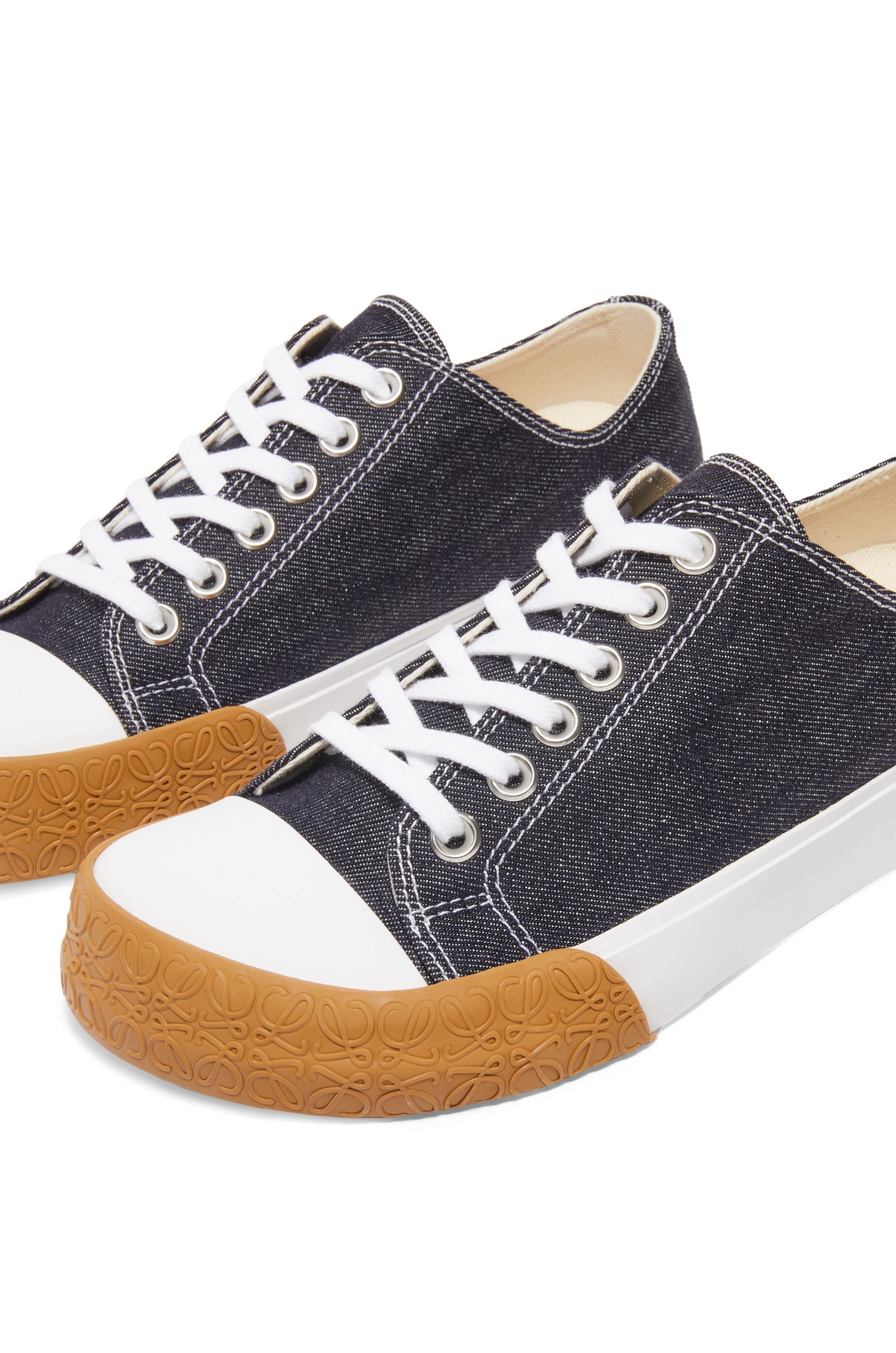 Bloc sneaker in denim - 4