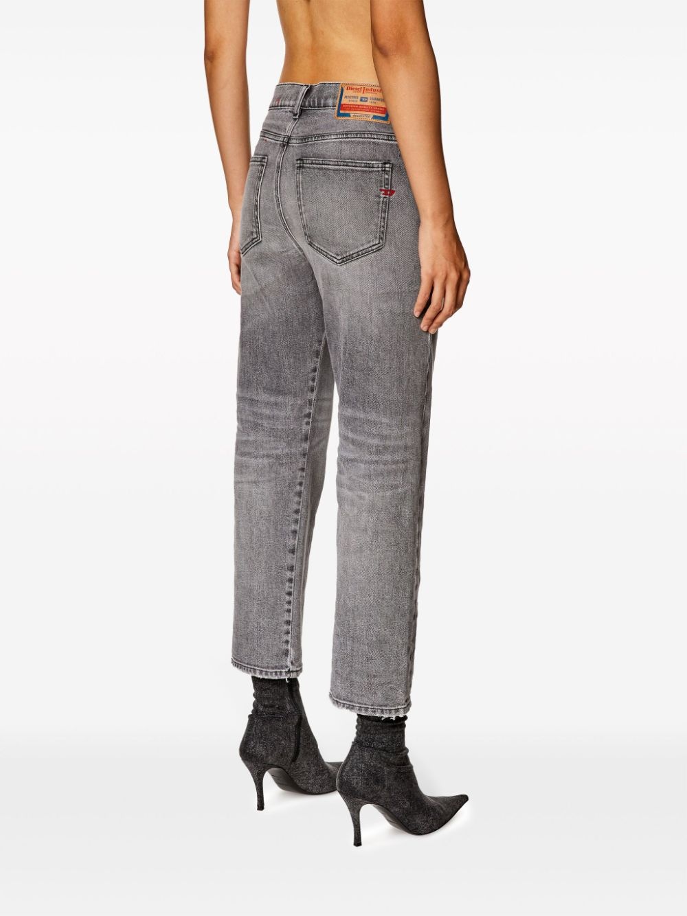 D-Air low-rise cropped jeans - 4