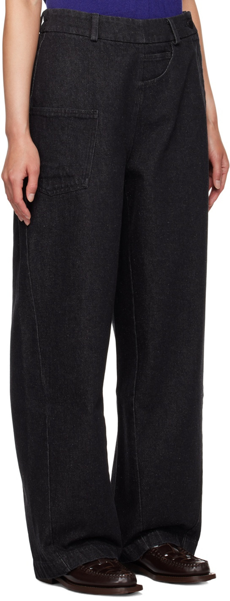 CORDERA Black Twist Jeans outlook