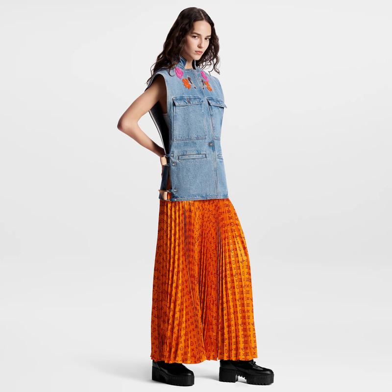Louis Vuitton Embroidered Accent Utility Jacket outlook