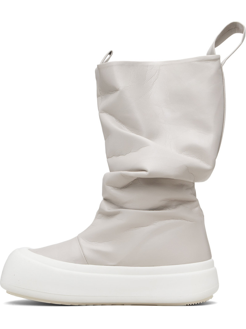 YUME YUME Gray Low Fisherman Boots outlook