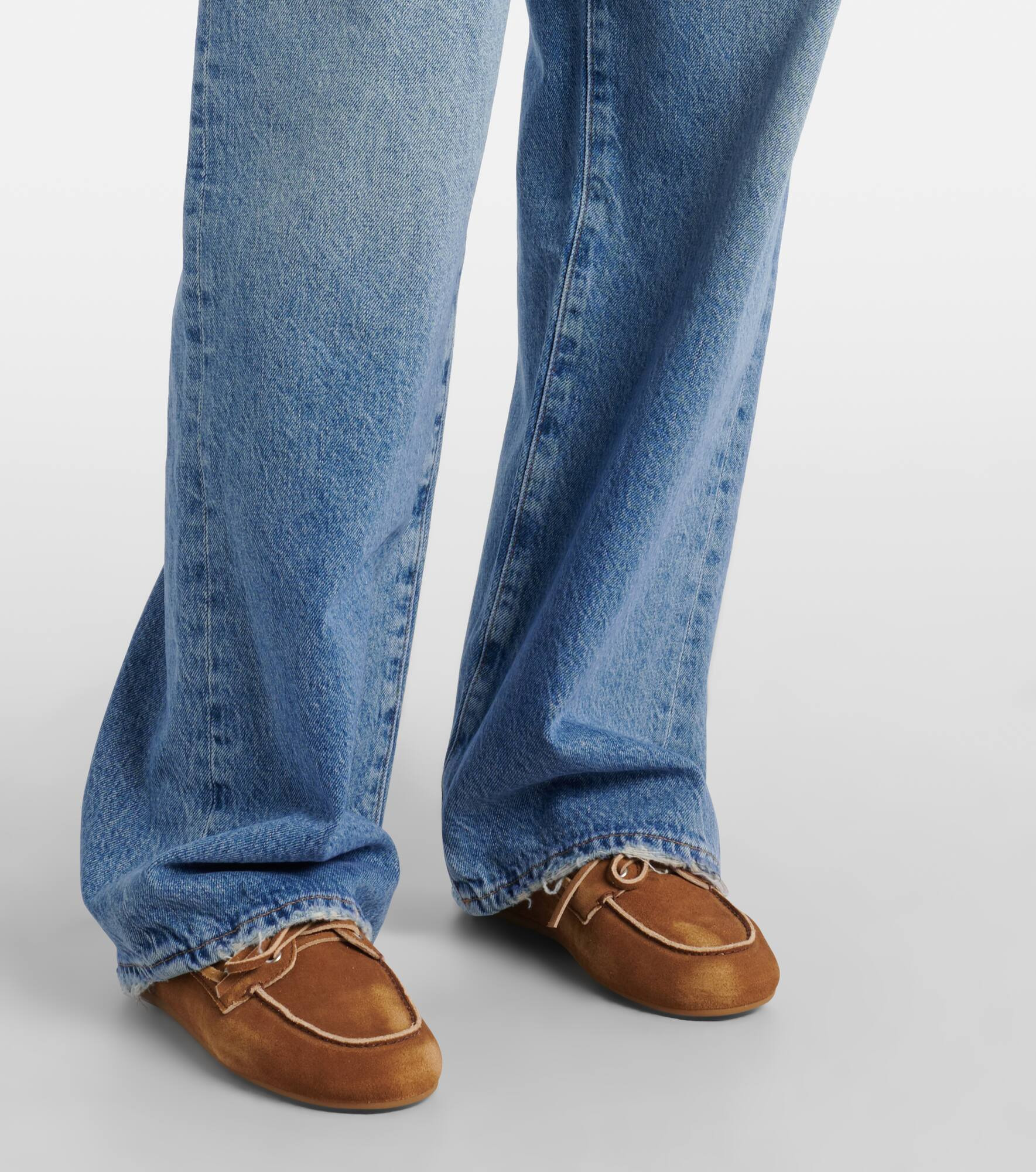 Franka mid-rise wide-leg jeans - 5