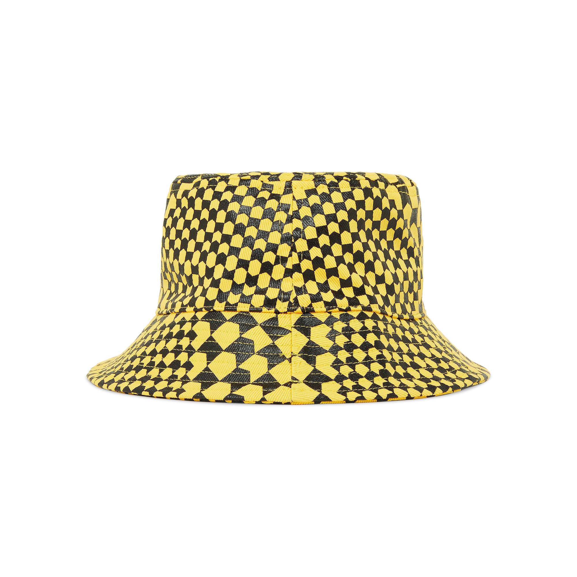 Rhude Checkered Monogram Bucket Hat 'Yellow/Black' - 2