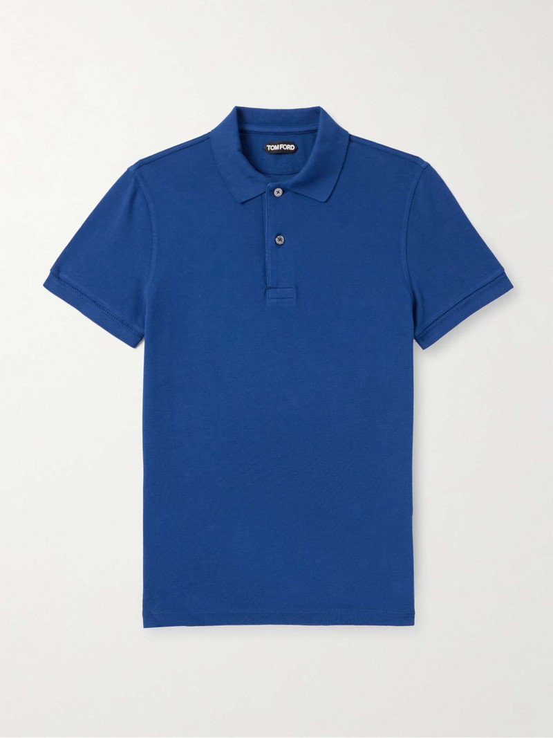 Cotton-Piqué Polo Shirt - 1