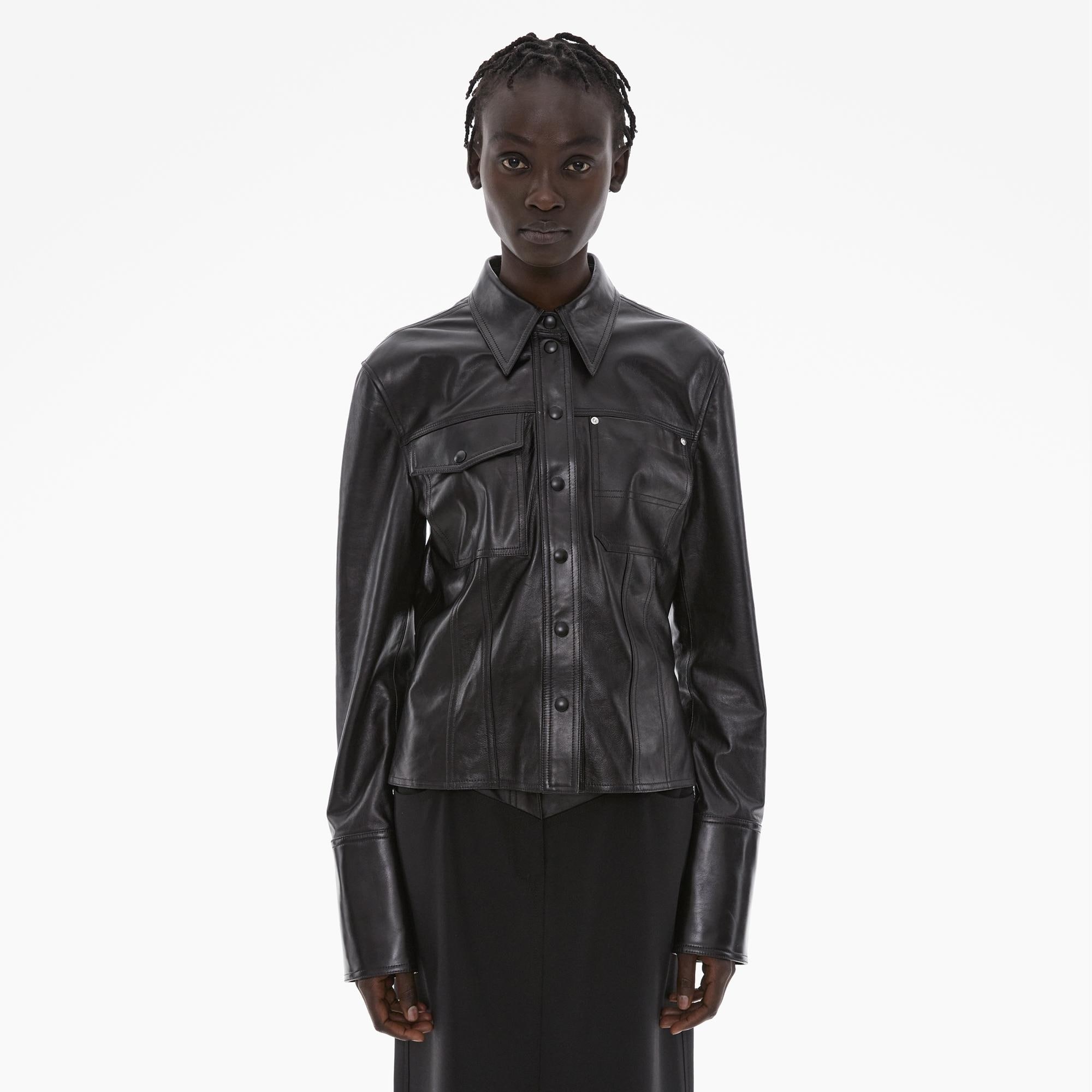 LEATHER SHIRT - 3