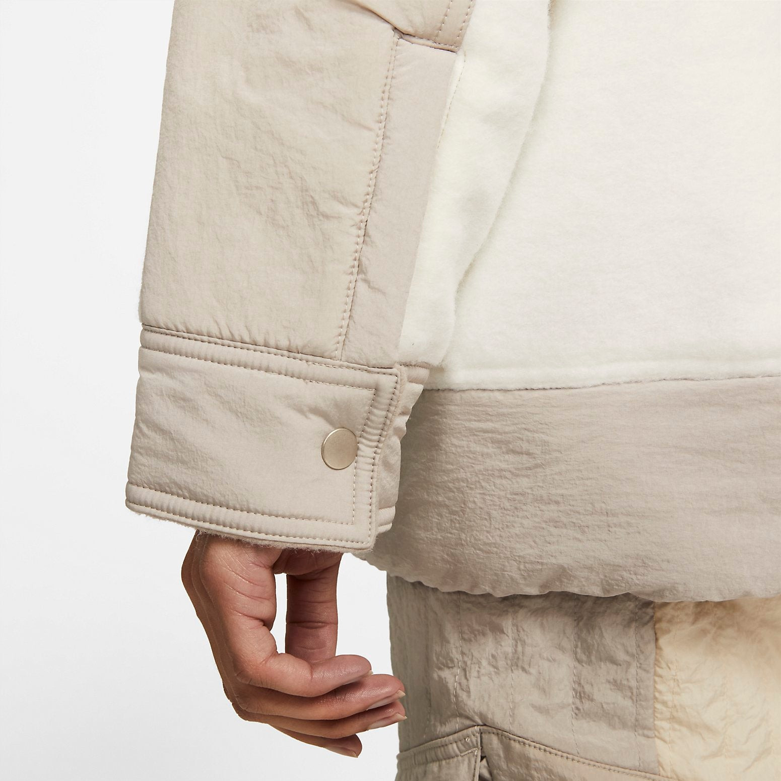 (WMNS) Air Jordan Cozy Full Zip Sports Jacket 'White' DJ2722-121 - 5