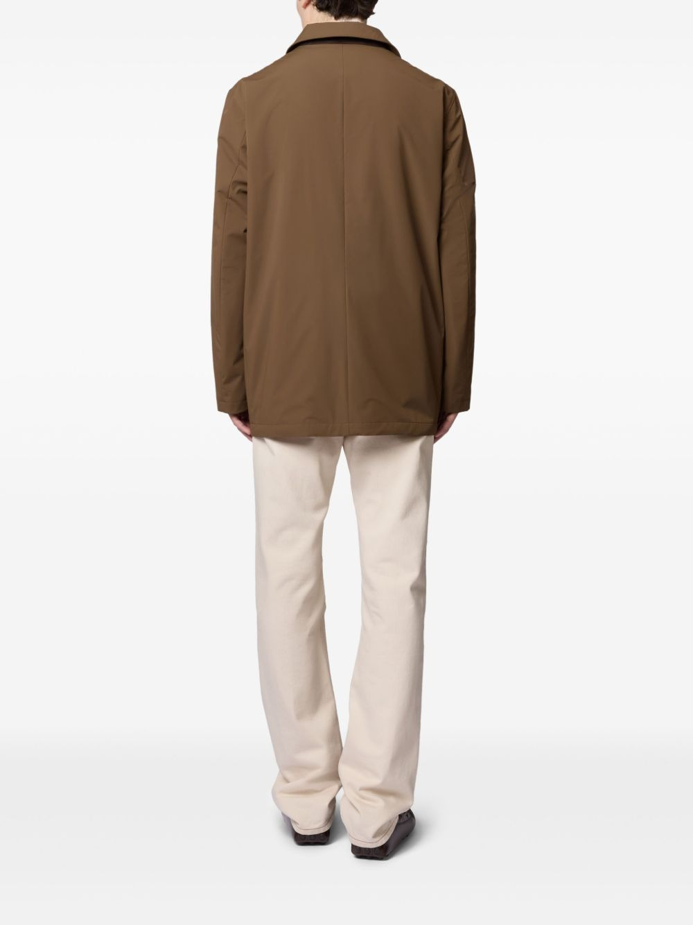 short single-breasted coat - 3