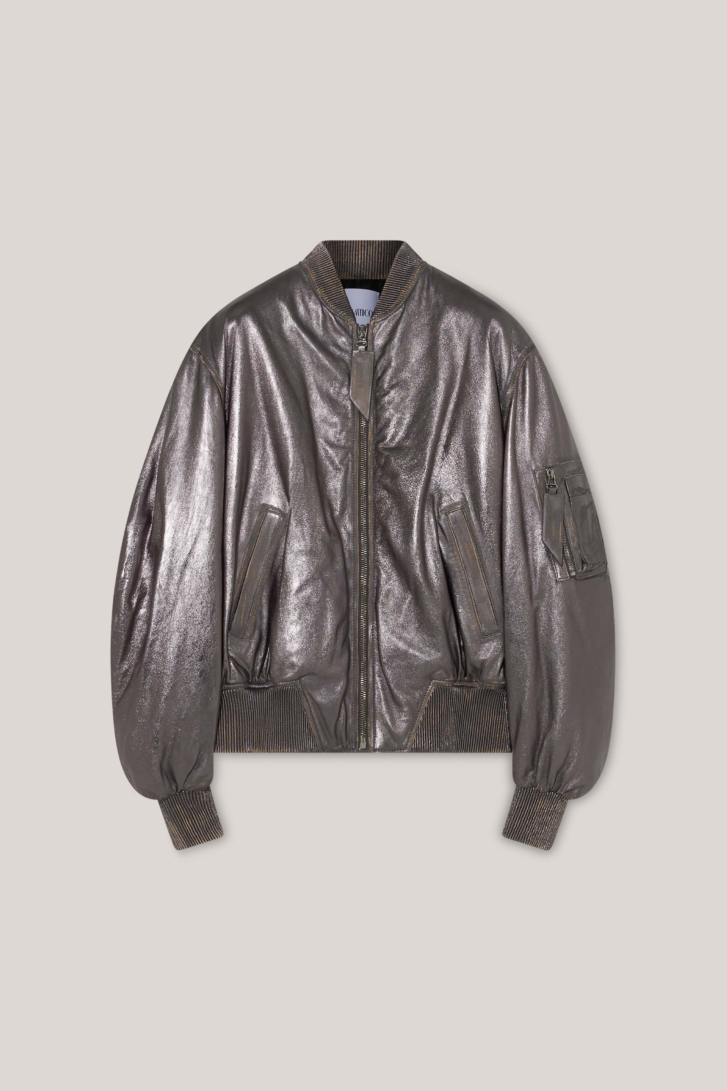 Leather Bomber - 5