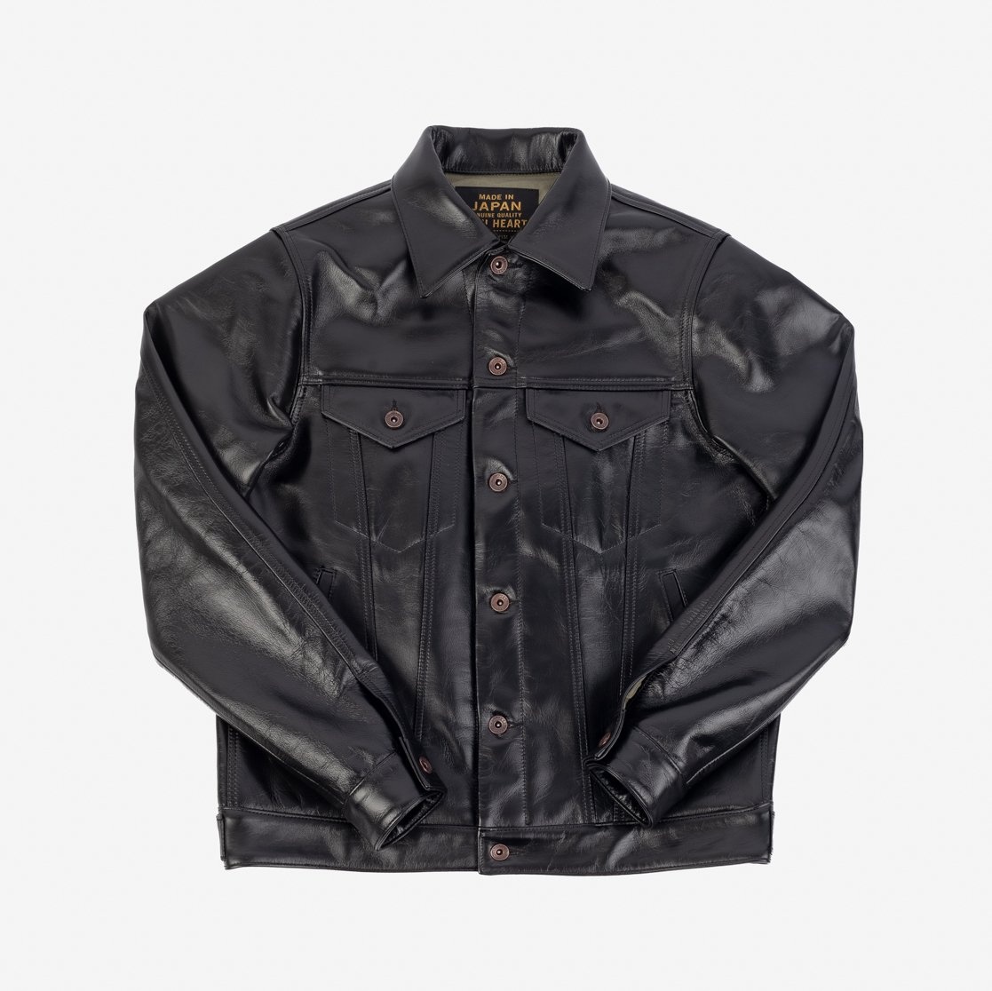 超人気ブティック Iron Heart IHJ-64-BLK Japanese Horsehide Modified Type III スマホアクセサリー