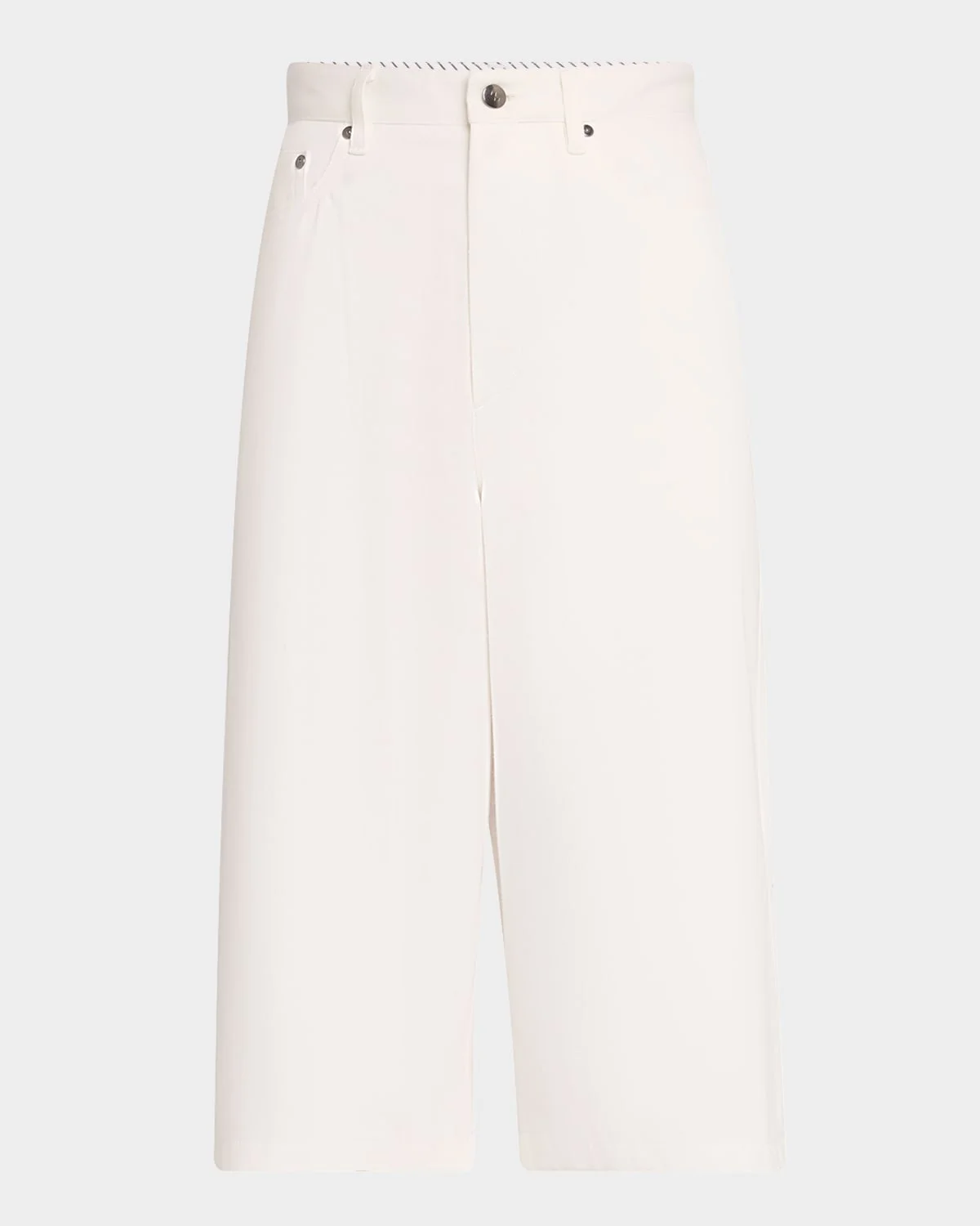 Massive 5 Pocket Short In Snow White - 1