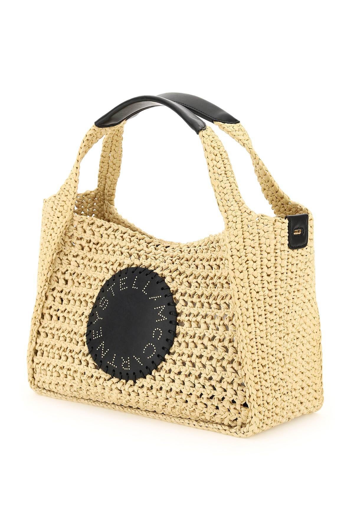 RAFFIA BAG WITH STELLA LOGO - 2