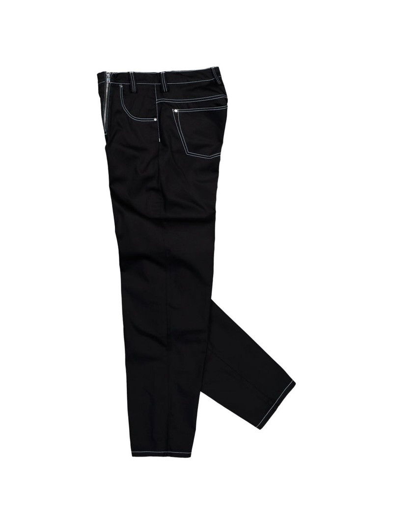 Cyrus double-zip wide-leg jeans 3