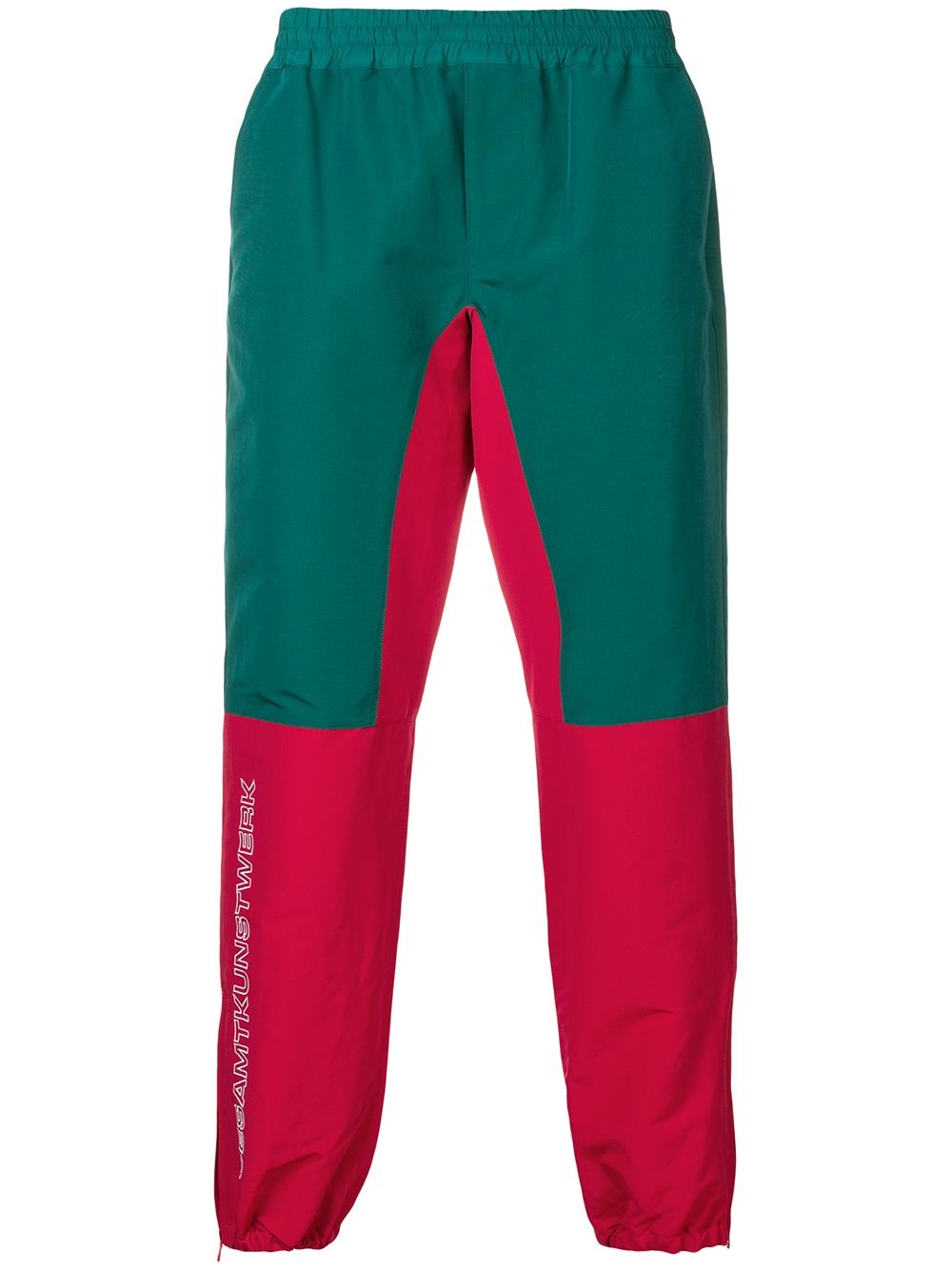 colour-block track trousers - 1