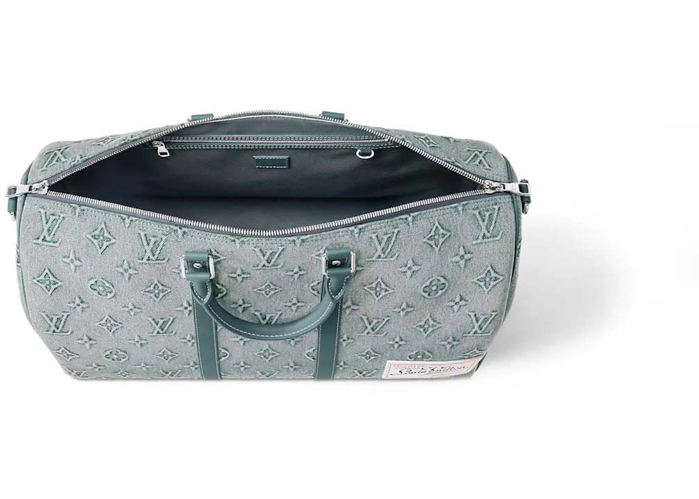 Louis Vuitton Keepall Bandouliere 50 Monogram Washed Denim coated canvas - 3