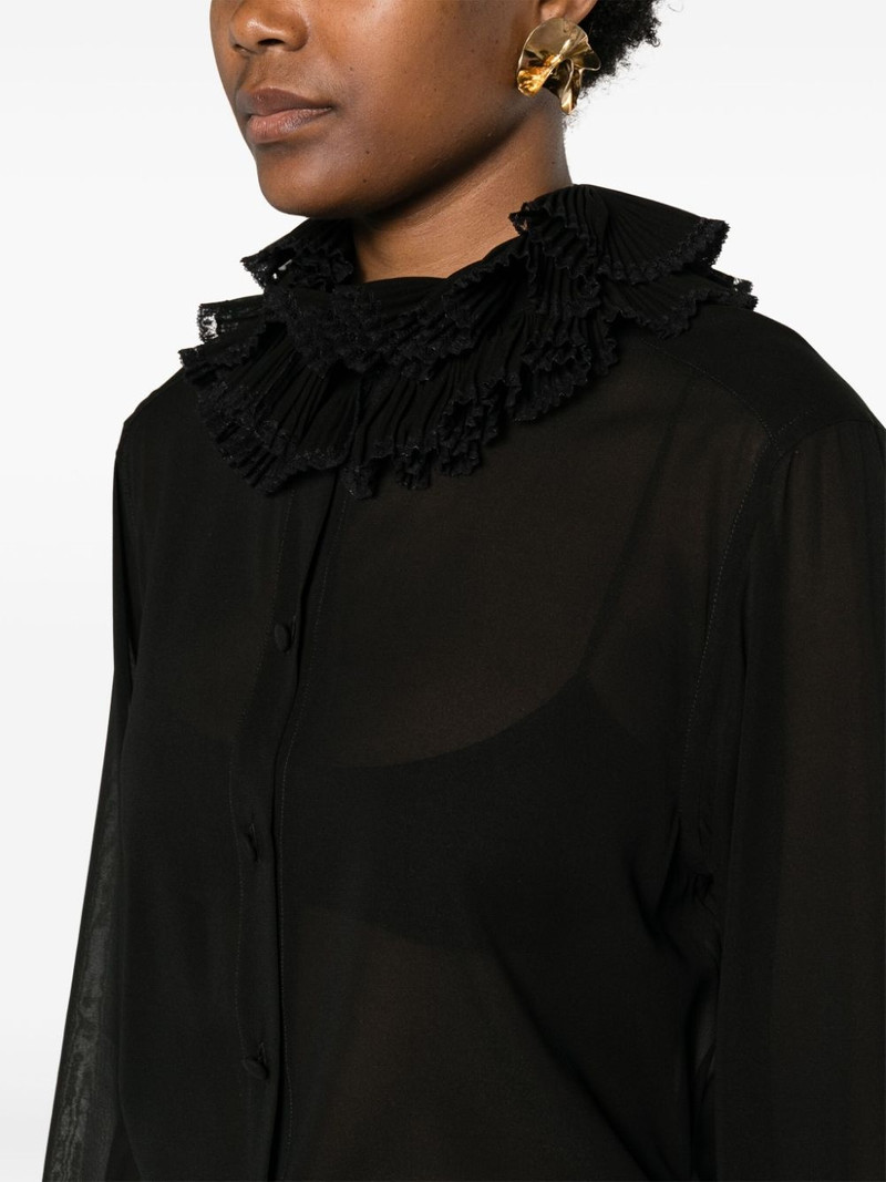 ruffled-collar chiffon blouse 5