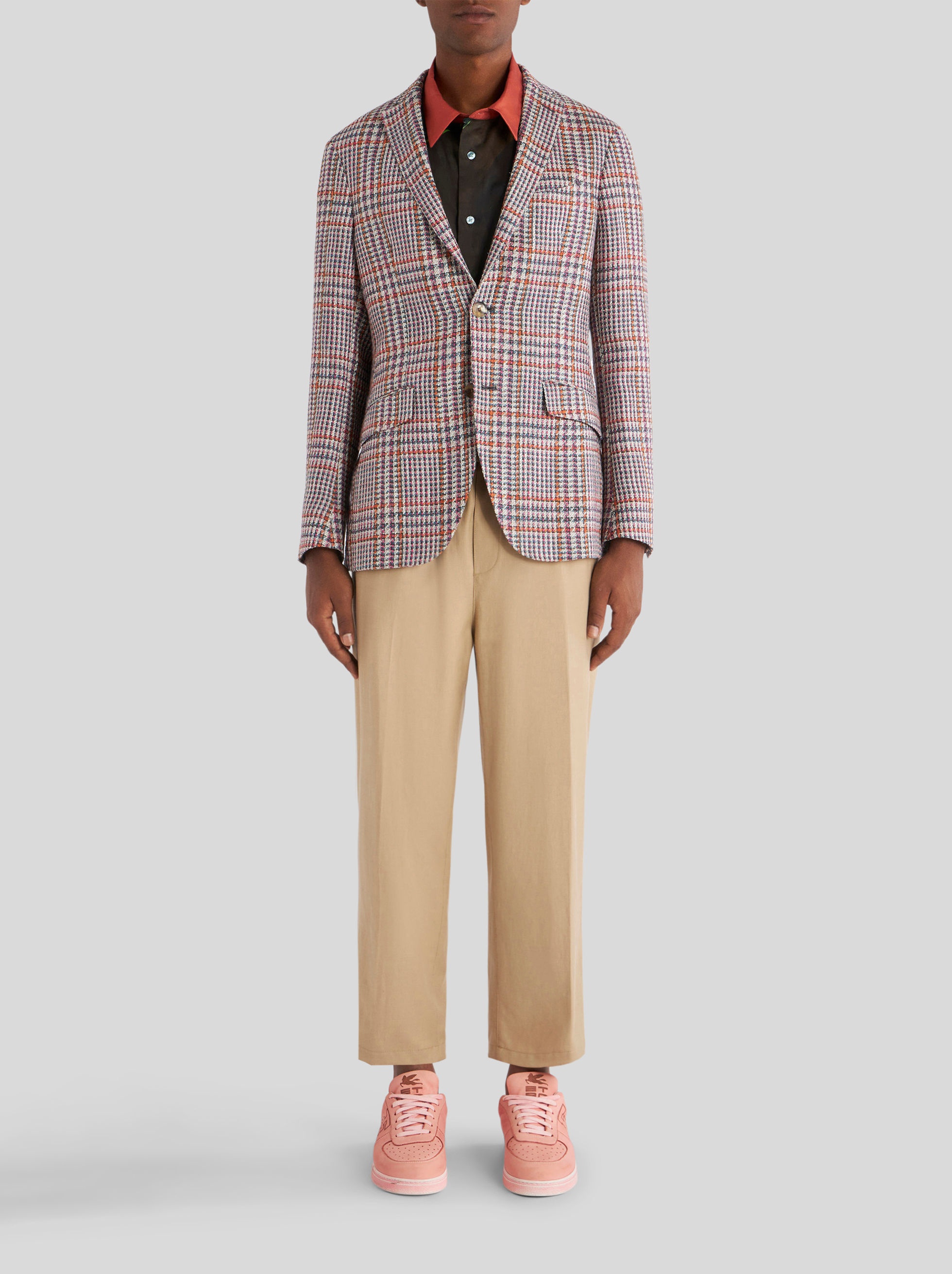 TAILORED PRINCE OF WALES CHECK JACKET - 2