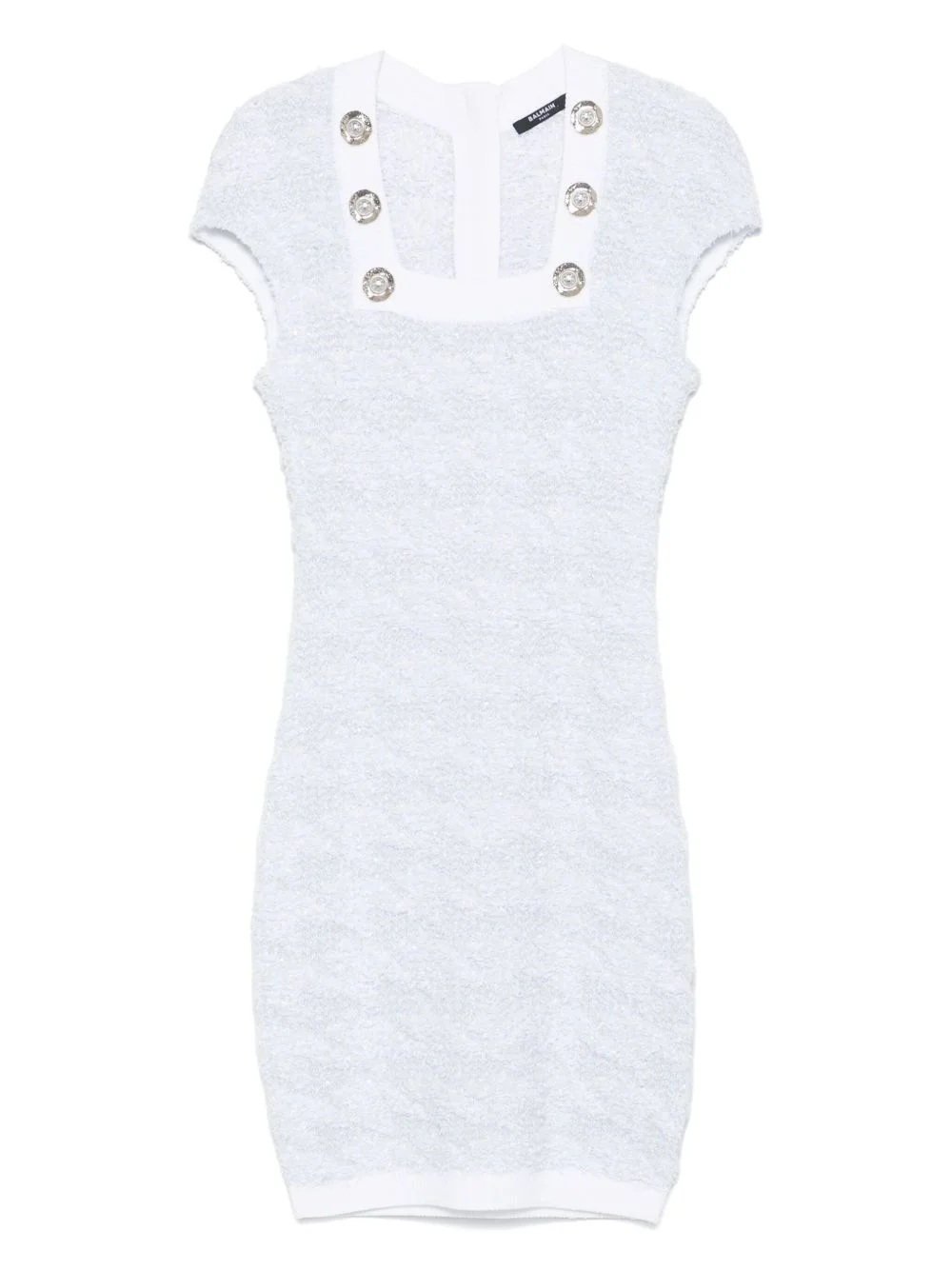 tweed mini dress - 1