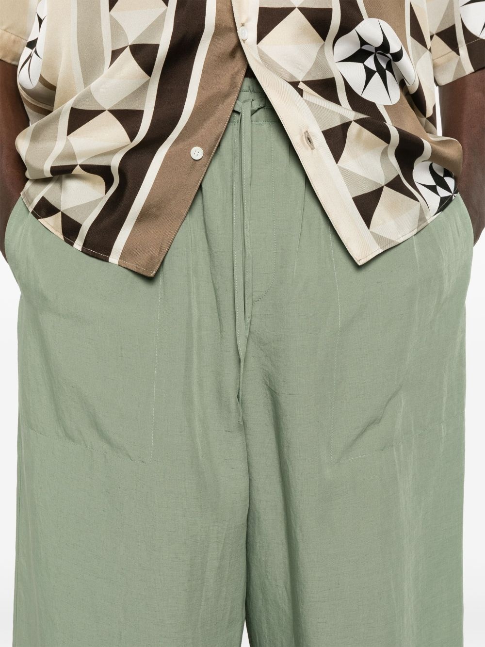Anagram-patch trousers - 5