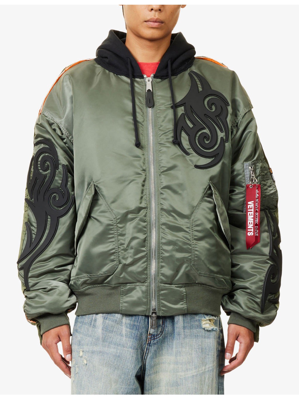 VETEMENTS x Alpha Industries Woven Bomber Jacket - 3